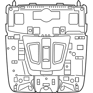 BMW 61-31-5-A0F-1F6 HEADLINER CONTROL MODULE