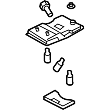 Toyota 63650-AC032-B0 Map Lamp Assembly