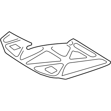 Lexus 53341-33100 INSULATOR, Hood