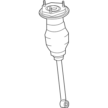 Lexus 48090-50110 Cylinder Assy, Pneumatic, Rear LH W/Shock Absorber