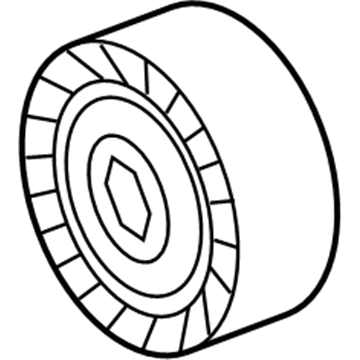 BMW 11-28-7-615-130 Belt Idler Lower Pulley