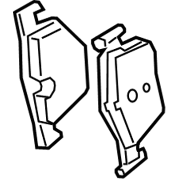 BMW 34-20-6-873-094 Disc Brake Pad Repair Kit