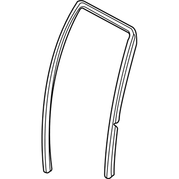 Mopar 55136081AI Seal-Rear Door Glass