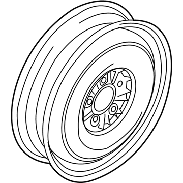 Ford 6E5Z-1015-B Spare Wheel