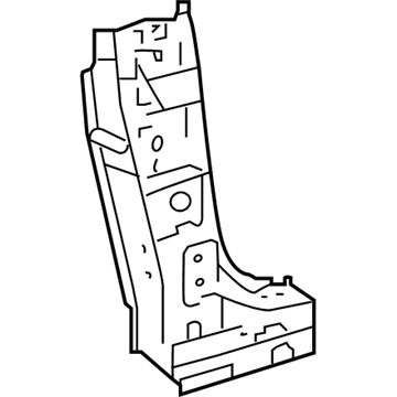 Toyota 61109-02320 Hinge Pillar Reinforcement