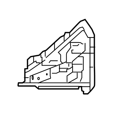 Toyota 61113-12020 Reinforce Plate