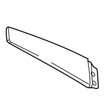 BMW 51-33-7-392-382 B-PILLAR FINISHER, OUTER RIG