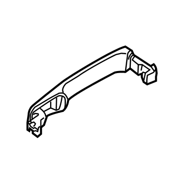 Nissan 80640-5RB1A Grip Outside Handle, Passenger Side