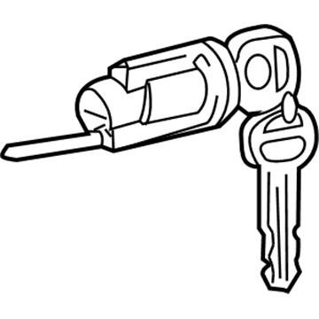 GM 88969899 Cylinder & Keys