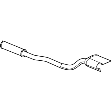 Mopar 4880352AP Exhaust Muffler And Resonator