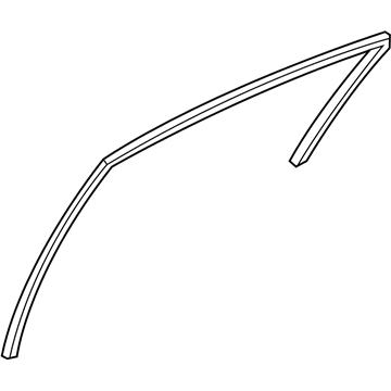 Mopar 5074561AI WEATHERSTRIP-Front Door Glass