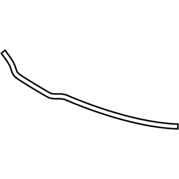 Honda 74143-TR0-A01 Seal Rubber, RR. Hood