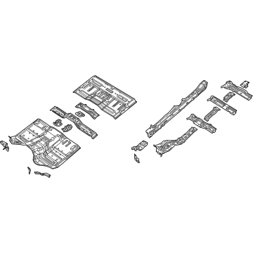 Mopar 68425878AD PAN-FRONT FLOOR