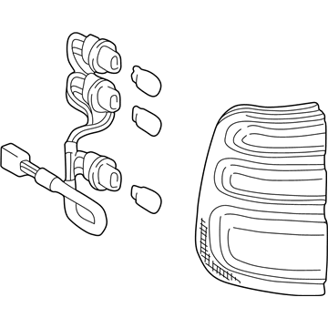 Toyota 81550-60690 Tail Lamp Assembly