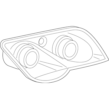 Mopar 68024632AA Headlamp Assembly