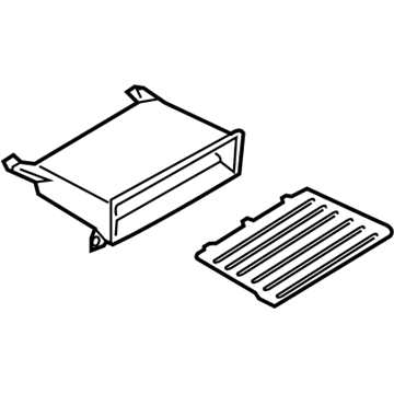 BMW 51-16-9-302-185 Oddments Tray Centre Console, Rear