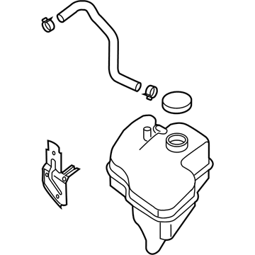 Nissan 21710-9DJ0A Tank Assy-Radiator Reservoir