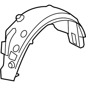 Honda 74551-SZA-A00 Cover, R. RR. Fender