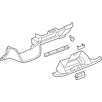 GM 20925899 Glove Box Assembly