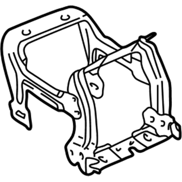 BMW 51-16-8-213-613 Center Console Rear Bracket