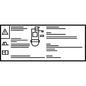 GM 23157740 Battery Label