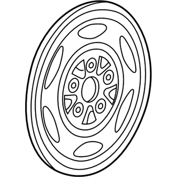 Mopar 52057797 Steel Wheel