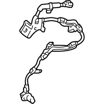 Lexus 89542-60040 Sensor, Speed, Front RH