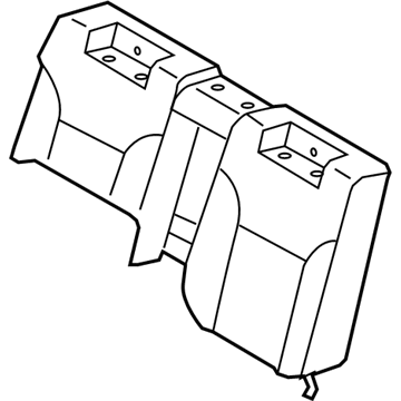 Lexus 71507-30250 Pad, Rear Seat Back(For Bench Type)