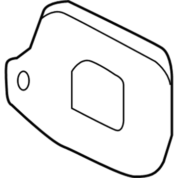 Hyundai 92450-B1000 Lamp Rear Combination Inside Pad-Sealing, L