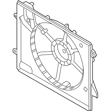 Kia 25350E6000 SHROUD-Radiator