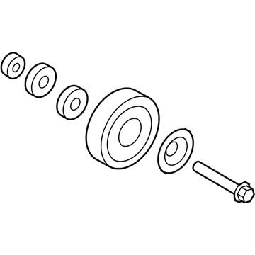 Infiniti 11925-1CA0B Pulley Assy-Idler, Compressor