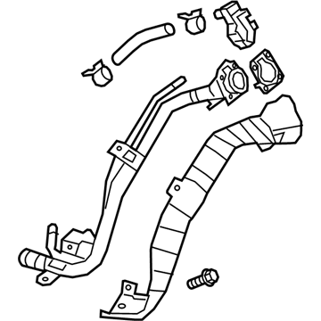 Kia 31030H9500 Filler Neck & Hose Assembly