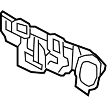 Honda 74251-SNA-A00 Insulator, Dashboard (Lower/Outer)