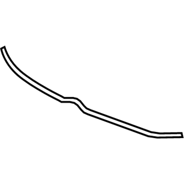 Honda 74143-SNA-A00 Rubber, RR. Hood Seal