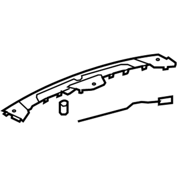 GM 25934790 Defroster Grille