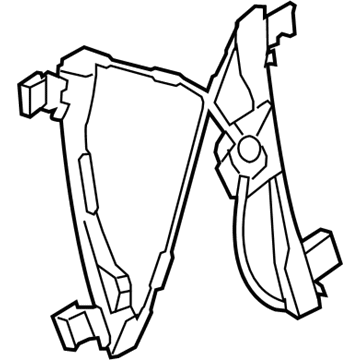 GM 25943967 Front Side Door Window Regulator