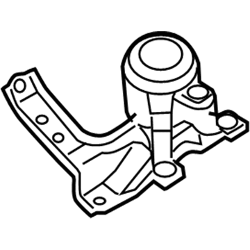 Nissan 11210-JP00B Engine Mounting Insulator , Right