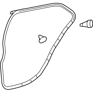Toyota 67872-52201 Door Weatherstrip