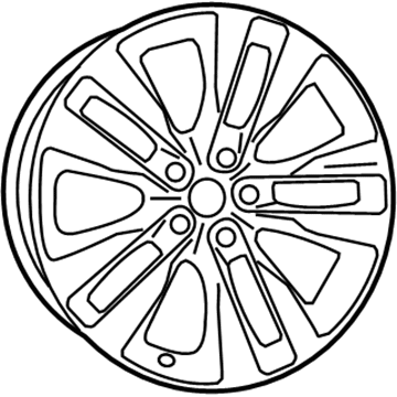 Mopar 1PA57RXFAB Automatic Rim Shopreconditioned 20"Wheel