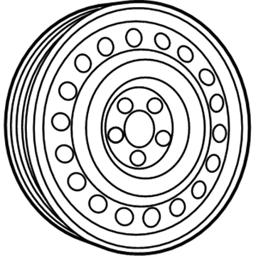 Mopar 68206561AA Steel Wheel