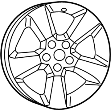 Mopar 1LS52GSAAB Aluminum Wheel