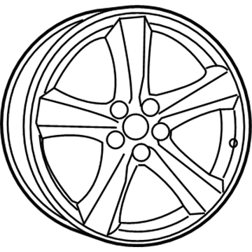 Mopar 1UH63DX8AB Aluminum Wheel