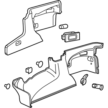 GM 23214515 Wheelhouse Trim