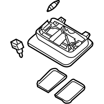 Nissan 26430-CB000 Lamp Assembly-Map