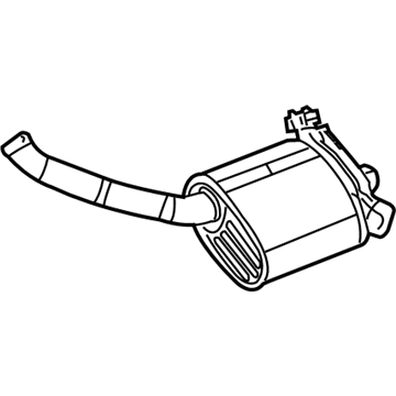 Mopar 4721555AE Exhaust Muffler And Tailpipe