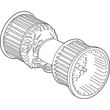 BMW 64-11-8-391-809 Blower Unit