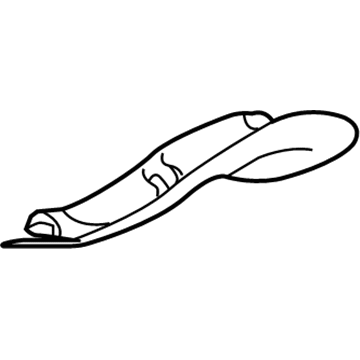 Nissan 85070-3YU0A Finisher-Rear Bumper, Center