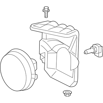 GM 15190984 Fog Lamp Assembly