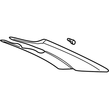 Lexus 62470-24040-A0 Garnish, Roof Side, Inner RH