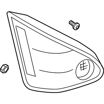 Nissan 26525-7Y025 Lens-Combination Lamp, LH